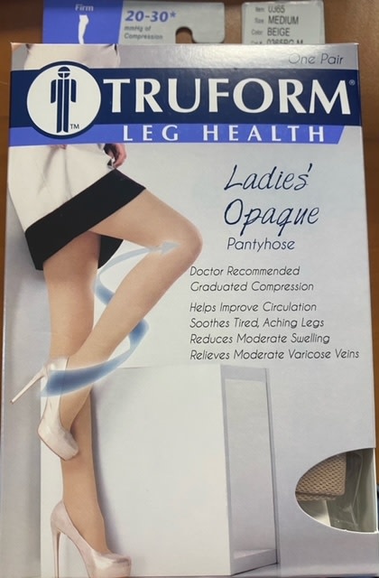 Truform Compression Pantyhose Walmart Ladies' Opaque Pantyhose 20
