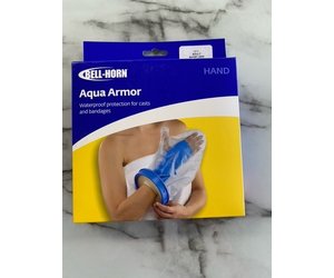 NIB Bell-Horn Aqua Armor CAST & BANDAGE PROTECTOR Latex Free ADULT SHORT  LEG 23