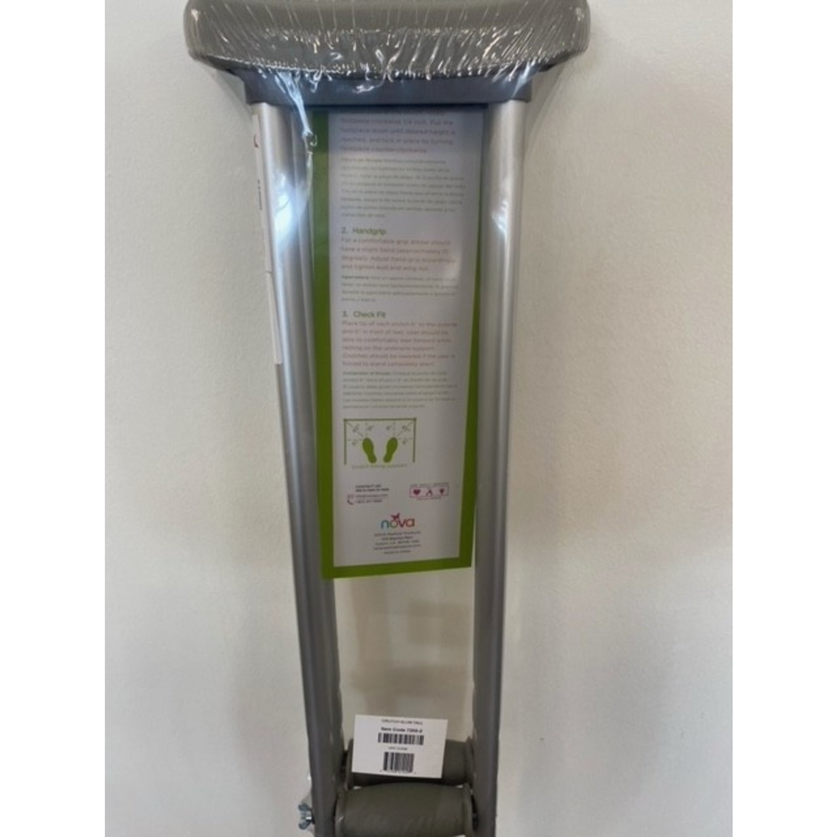 NOVA Adjustable Aluminum Crutches