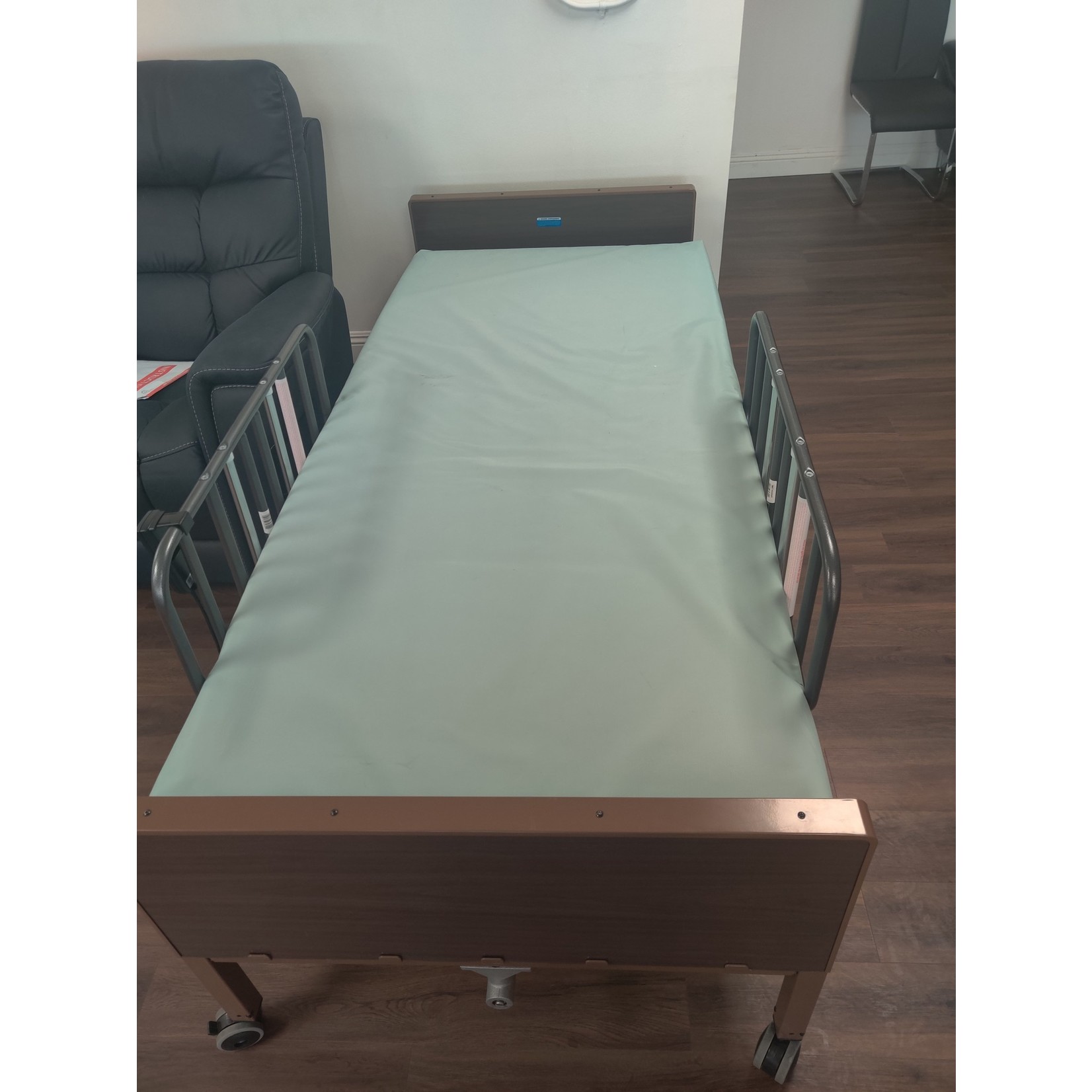 Medline Semi-Electric Hospital Bed w/ Rails