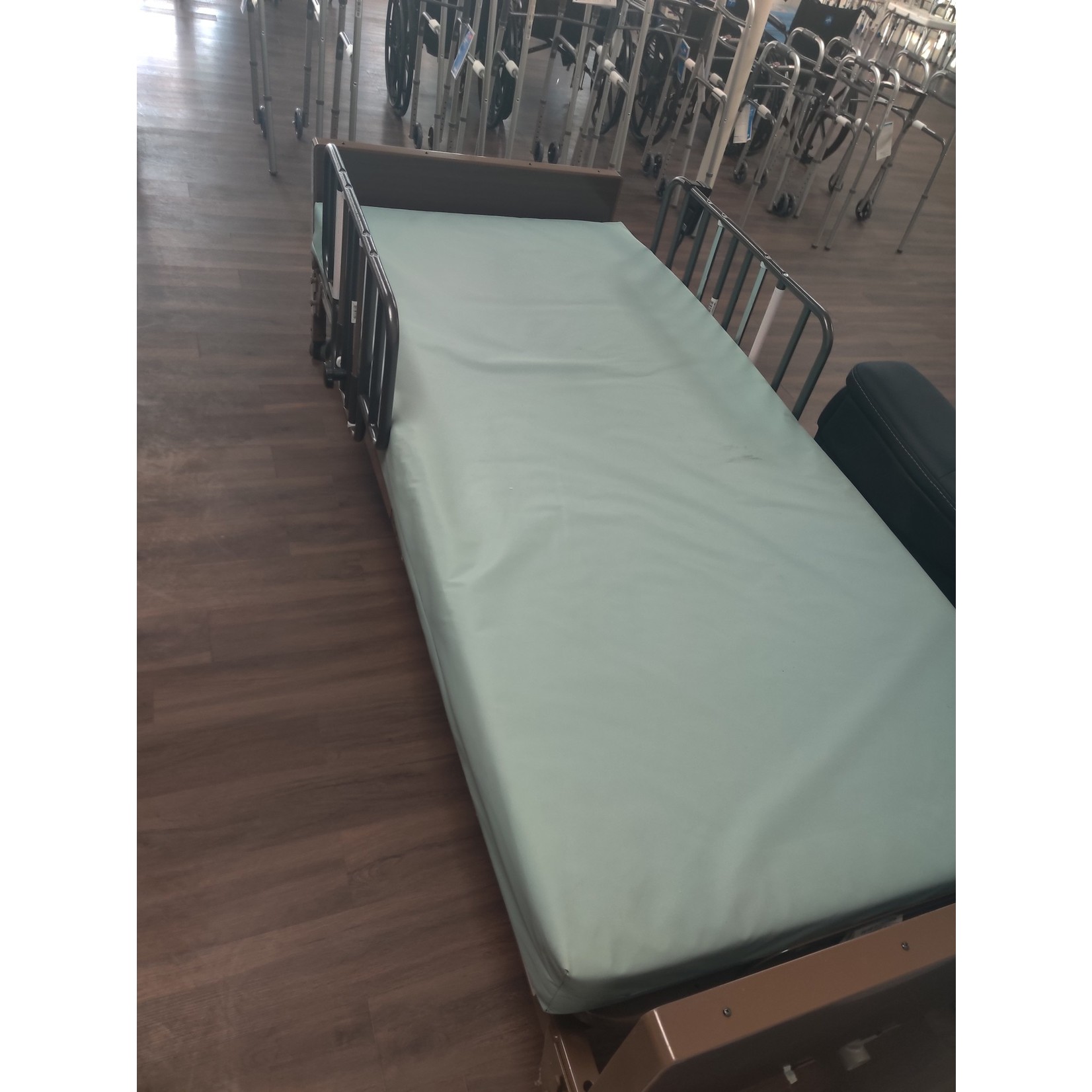 Medline Semi-Electric Hospital Bed w/ Rails