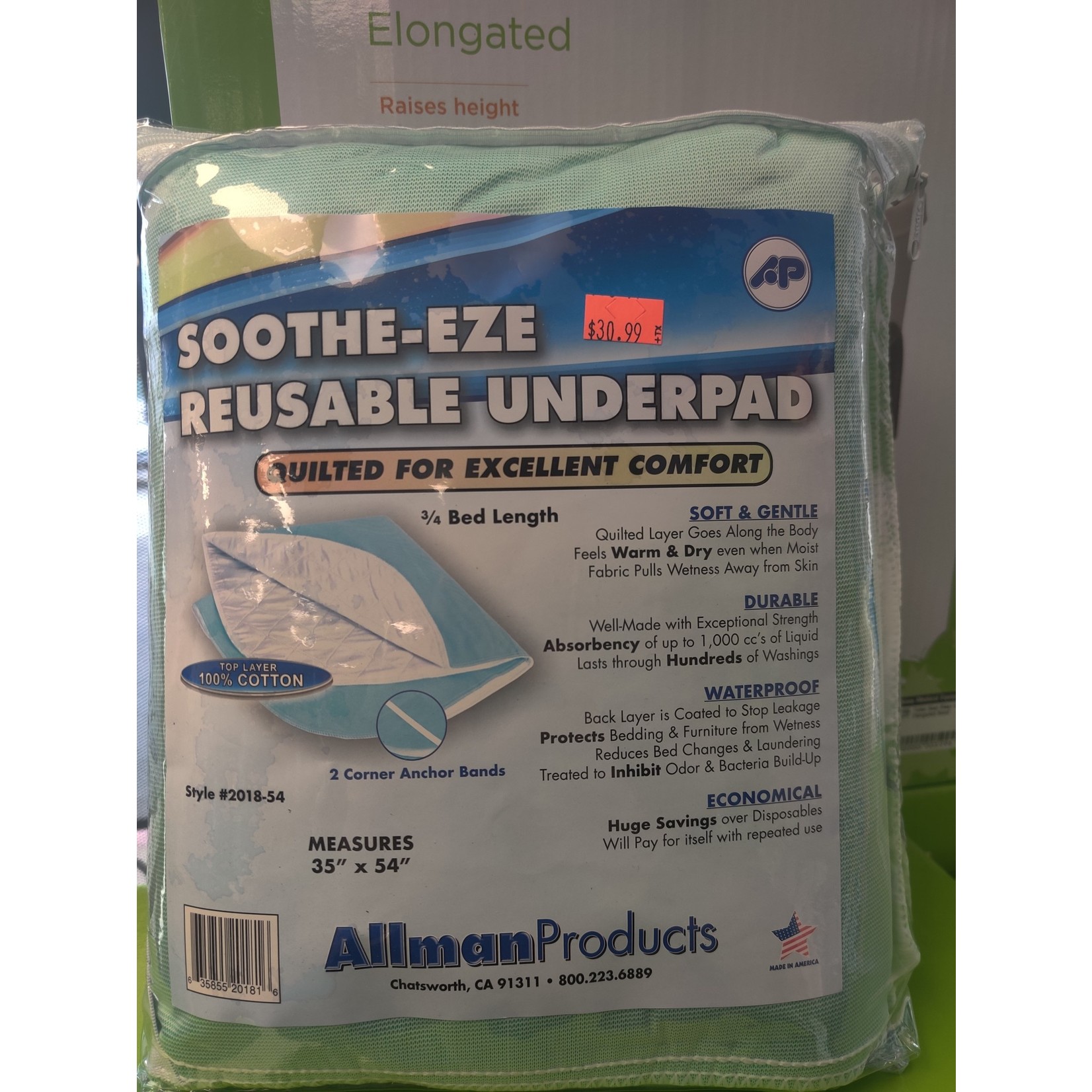ALLMAN Soothe-Eze Reusable Underpads