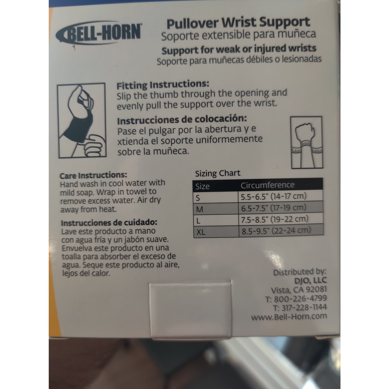 BELL-HORN Pullover Wrist Support