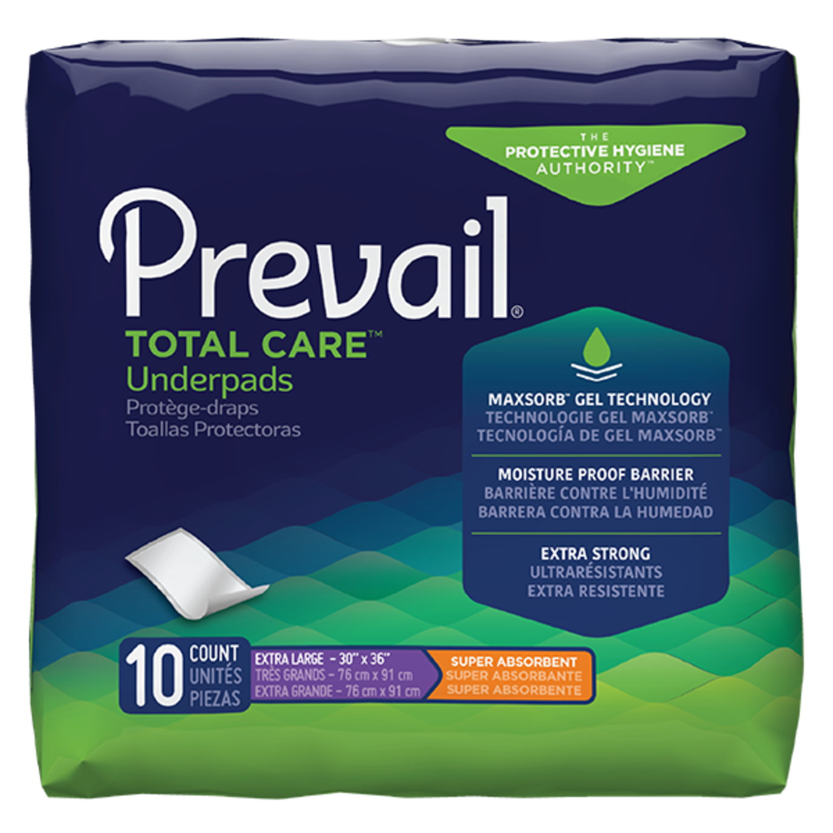 Prevail Prevail Total Care Underpads