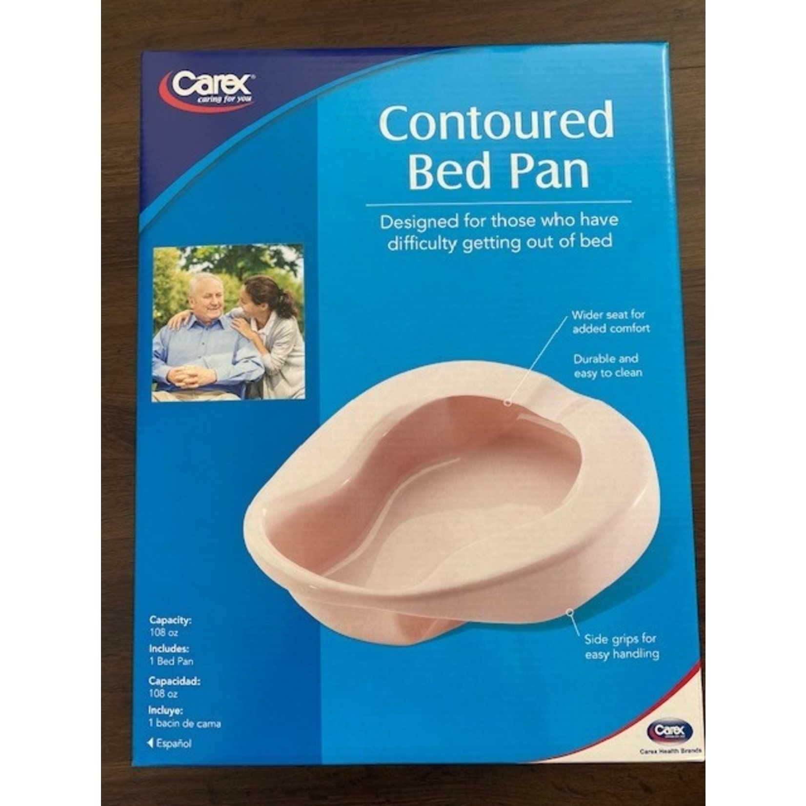 Carex Contoured Bed Pan