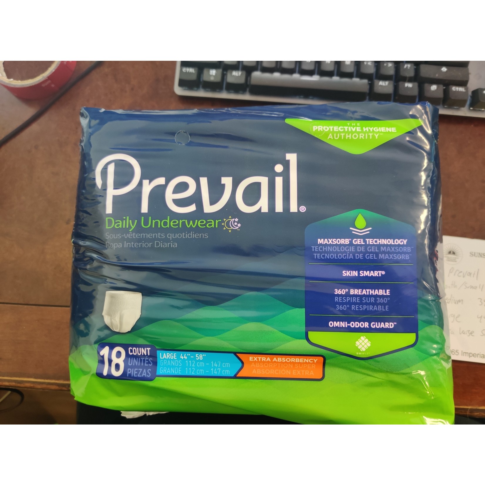 Prevail Pull-On Protective Underwear for Woman