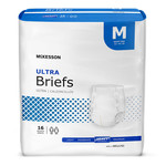 McKesson Ultra Incontinence Briefs, Heavy Absorbency - Unisex Adult Diapers - Medium 32-44 IN