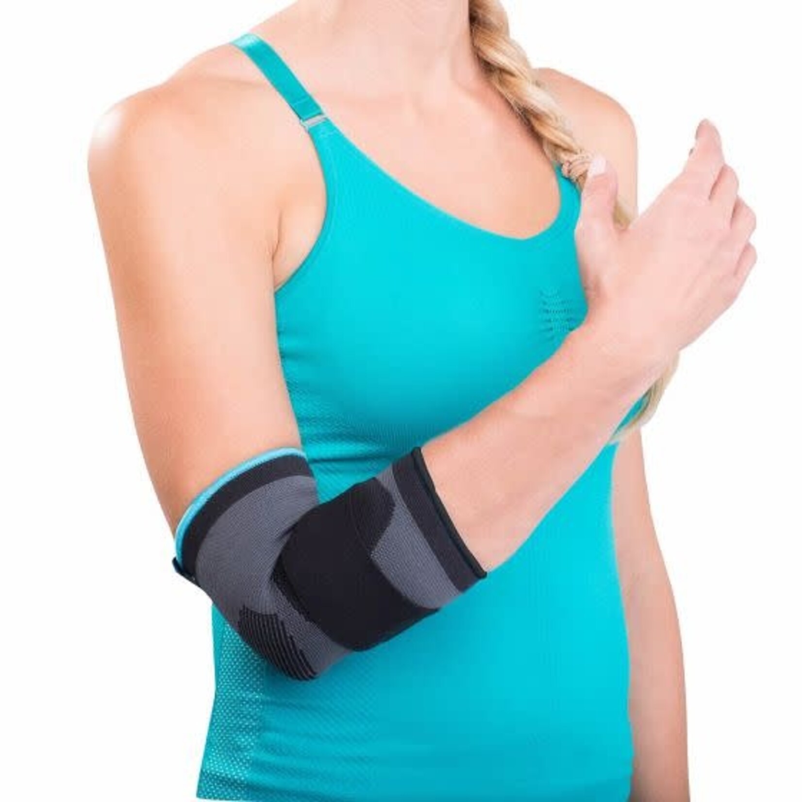 Elastic Elbow Compression Sleeve with Strap