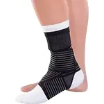 Ankle Sleeve with Compression Figure-8 Straps