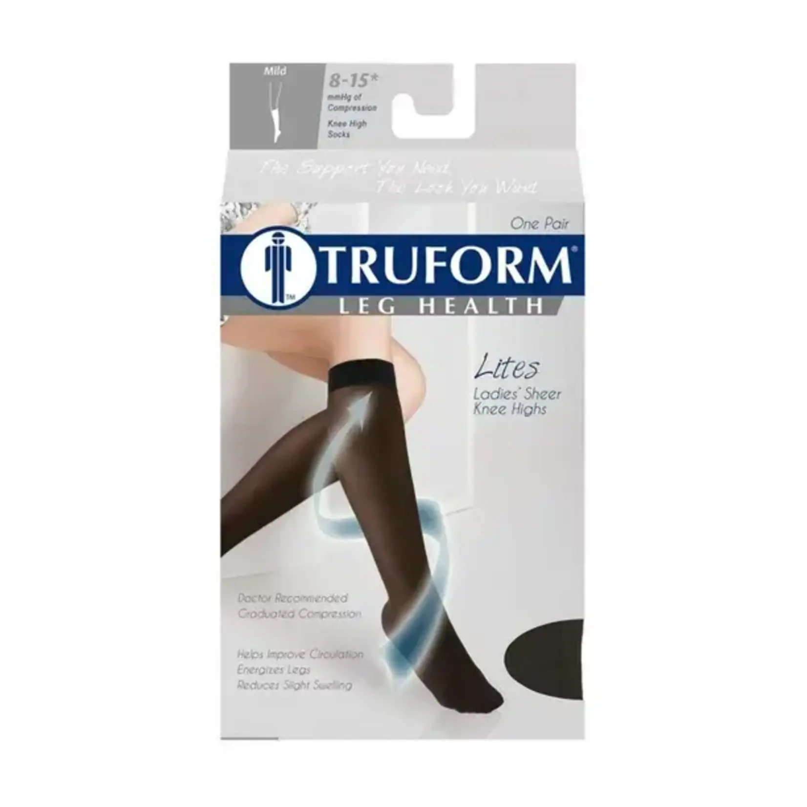 Ladies' Sheer Knee High Lites 8-15 mmHg