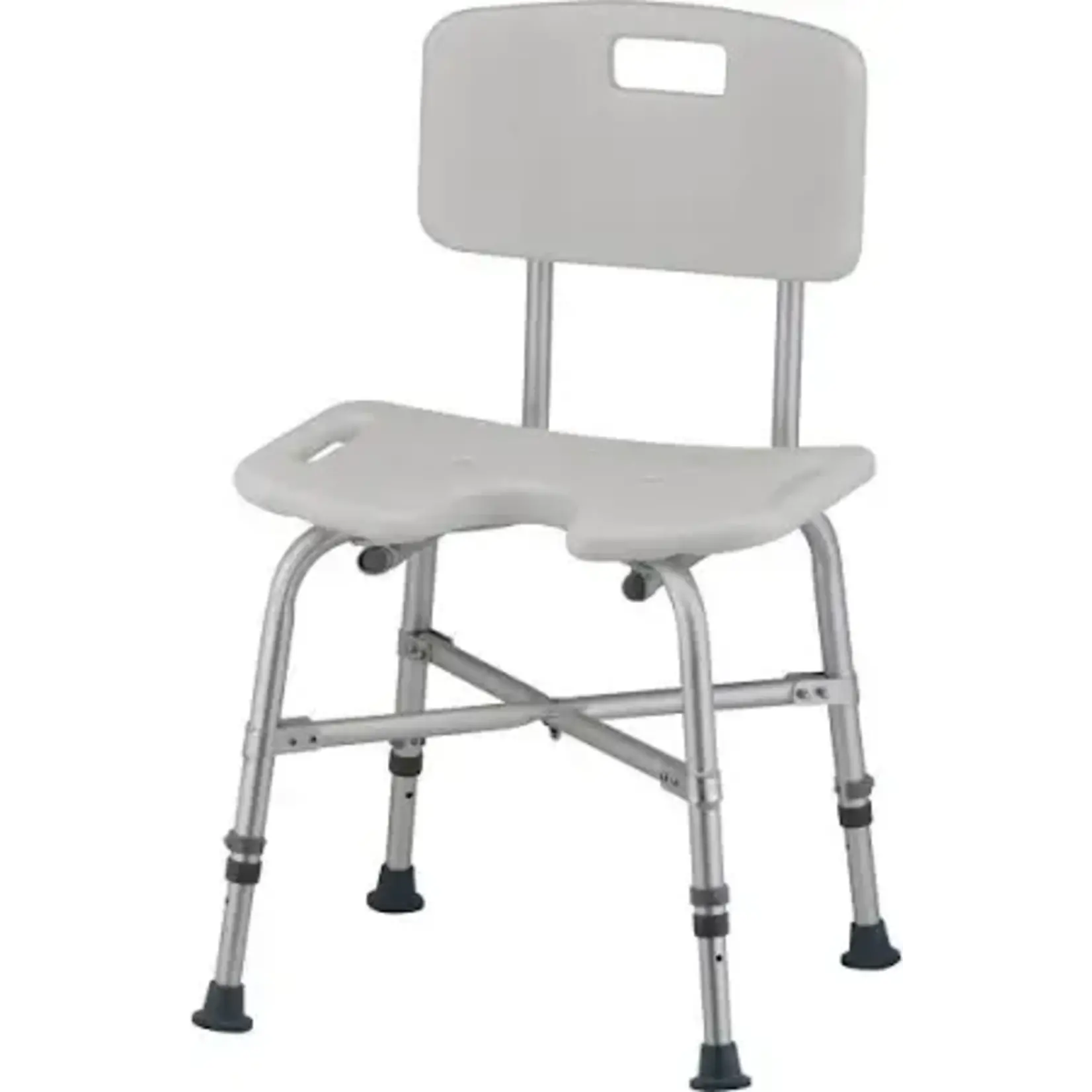 Nova Heavy Duty Bath Seat with Back and U-Shaped Cutout