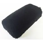 Knee Walker Cushion Black Fleece Material