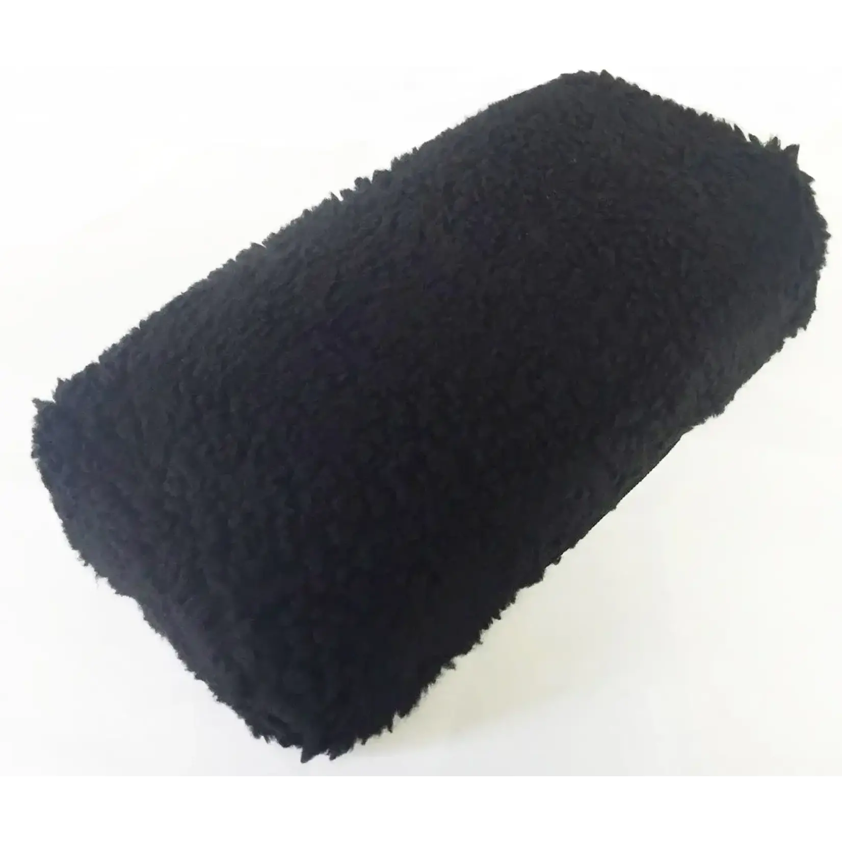 Knee Walker Cushion Black Fleece Material