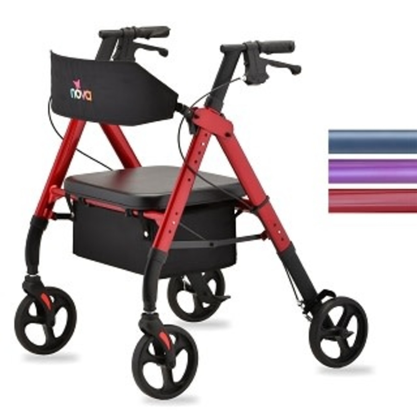 STAR HD OS ROLLATOR RED