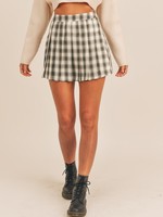 Plaid Pleated Tennis Skirt