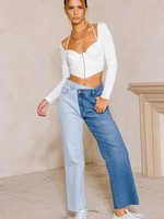 Uneven Closure Pants