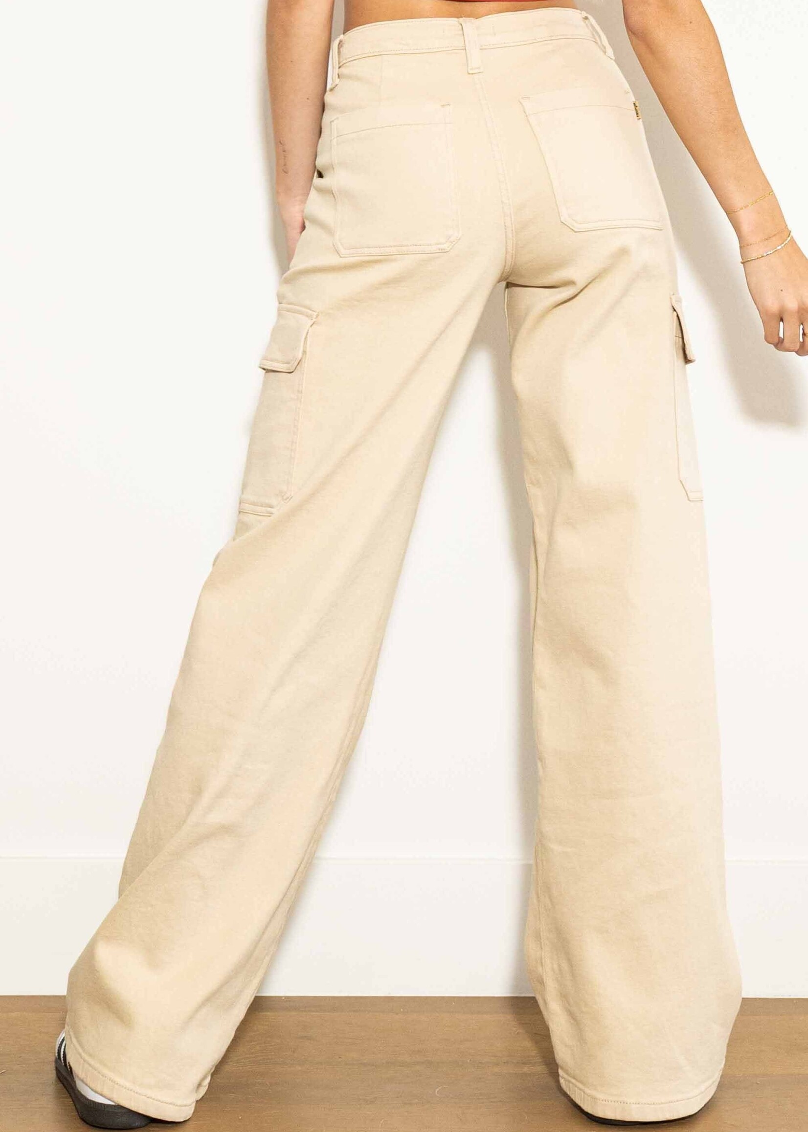 MID RISE CARGO PANTS