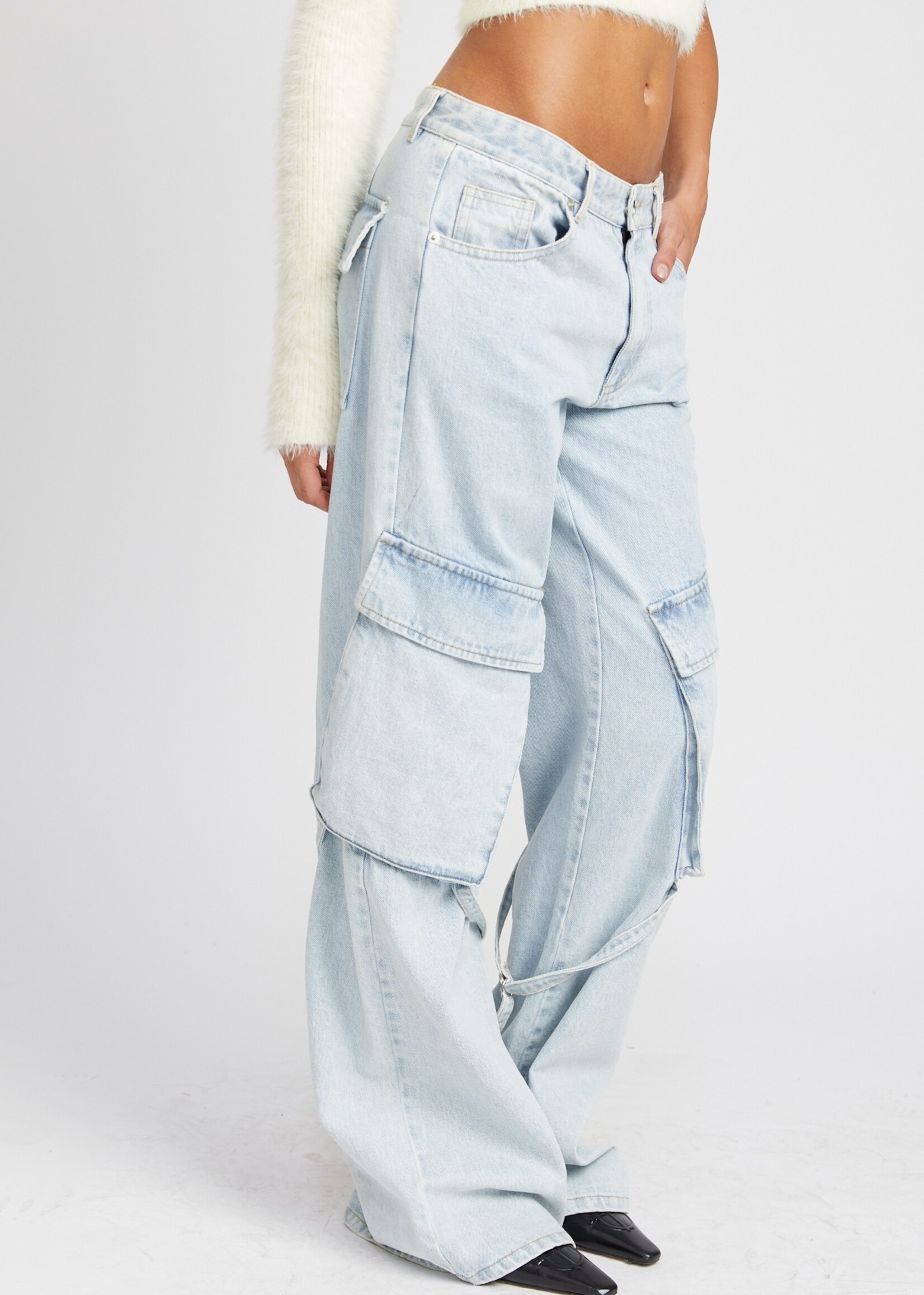 Cargo Pocket Jeans