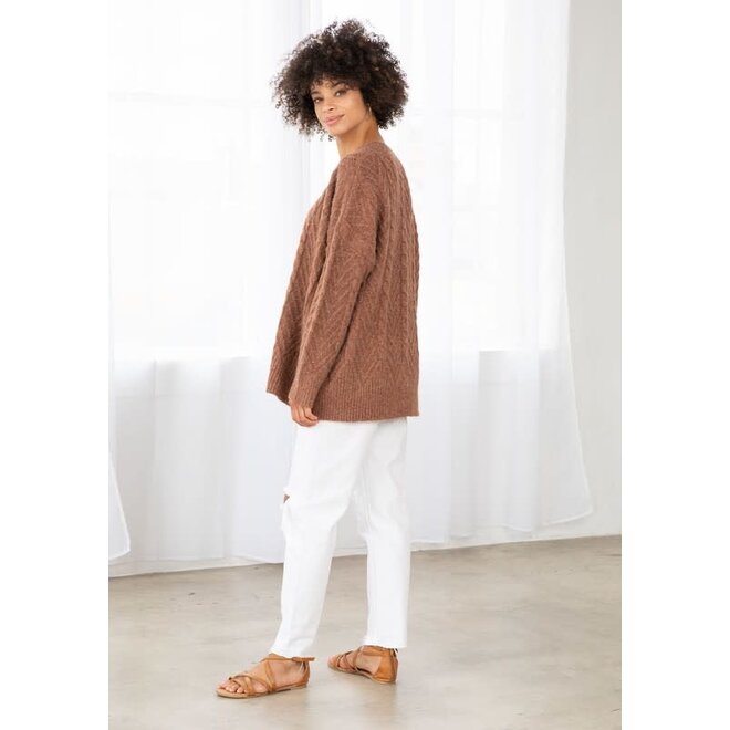 Joe's Cosy Cable Cardigan, Womens Knitwear