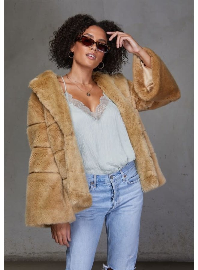 tan mink coat