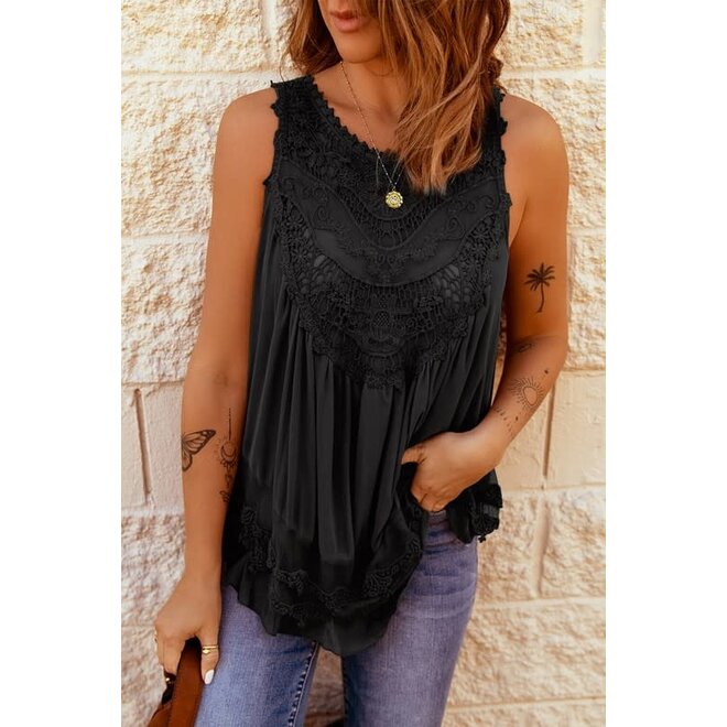  Bralette Ruffle Tank