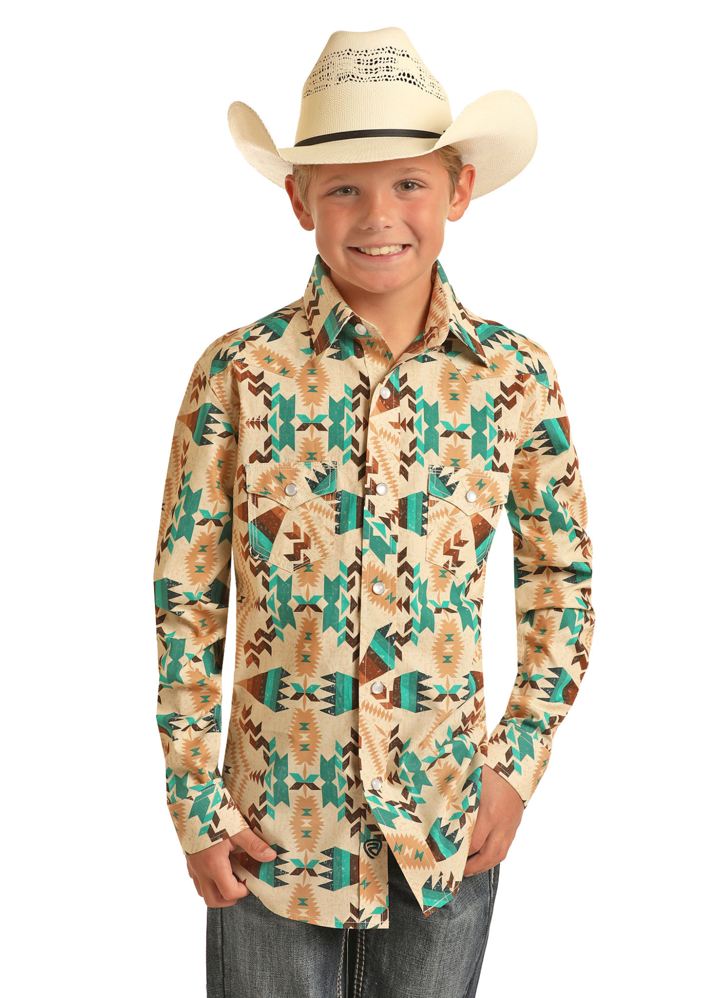 The Boy's Pearl Snap Rodeo Shirt - BarnKat Clothing
