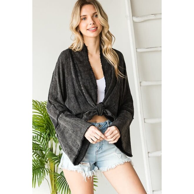 The Sloane Mineral Washed Cardigan