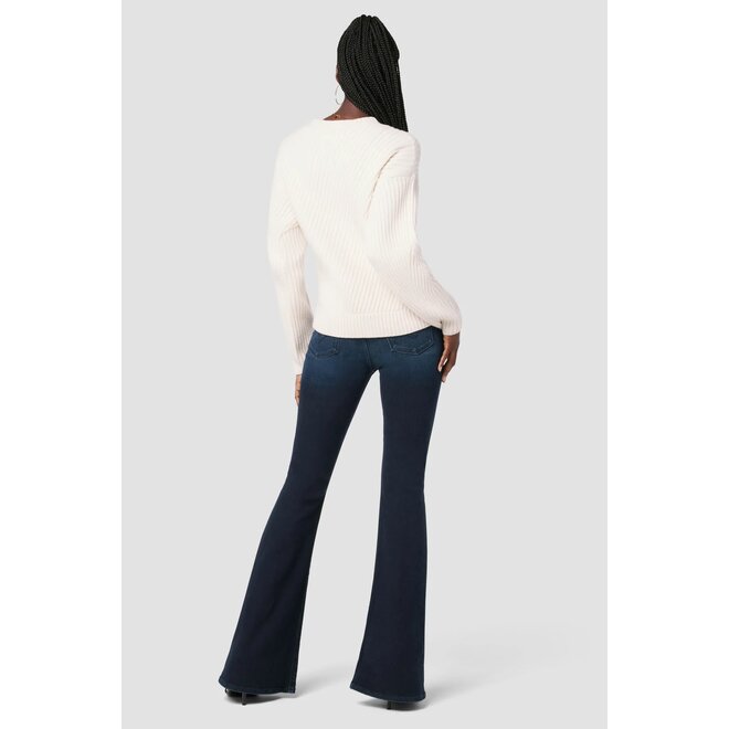 Hudson Jeans Holly High Rise Flared Stretch Denim Jeans