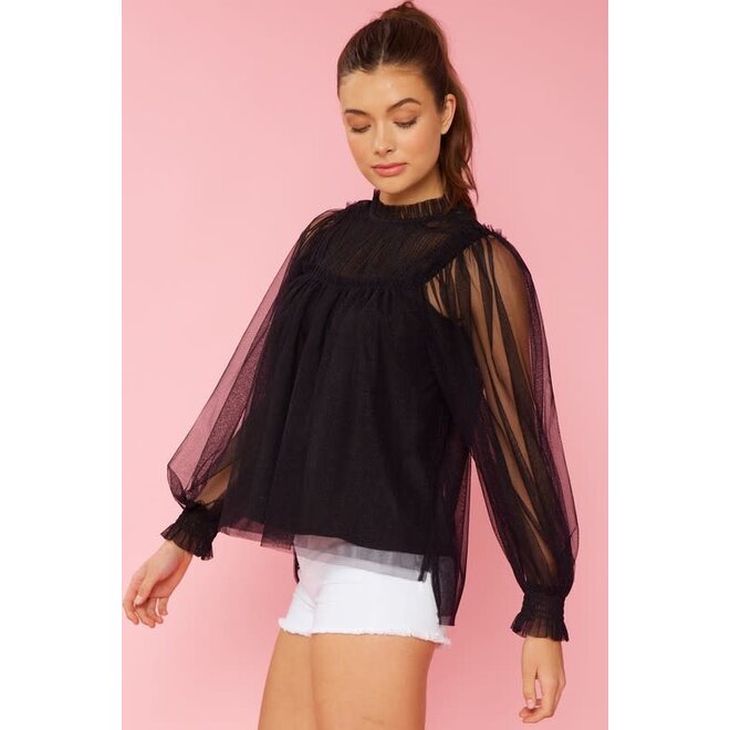 The Bella Kendra Tulle Top