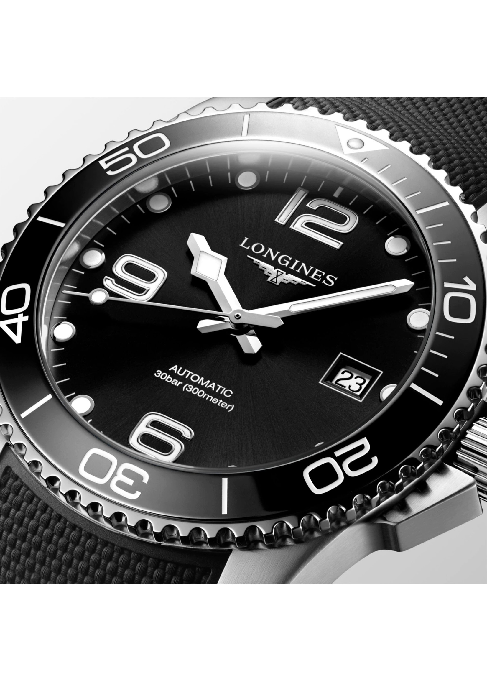 LONGINES L37814569 HydroConquest 41MM Black