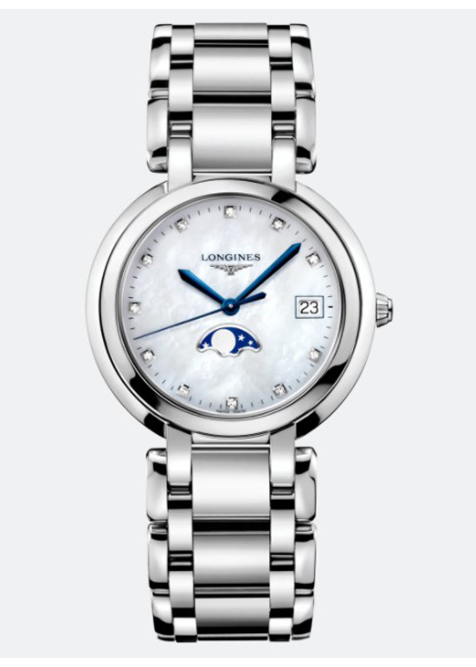 LONGINES L81164876 Longines PrimaLuna Mother of Pearl Dial Moonphase 34mm