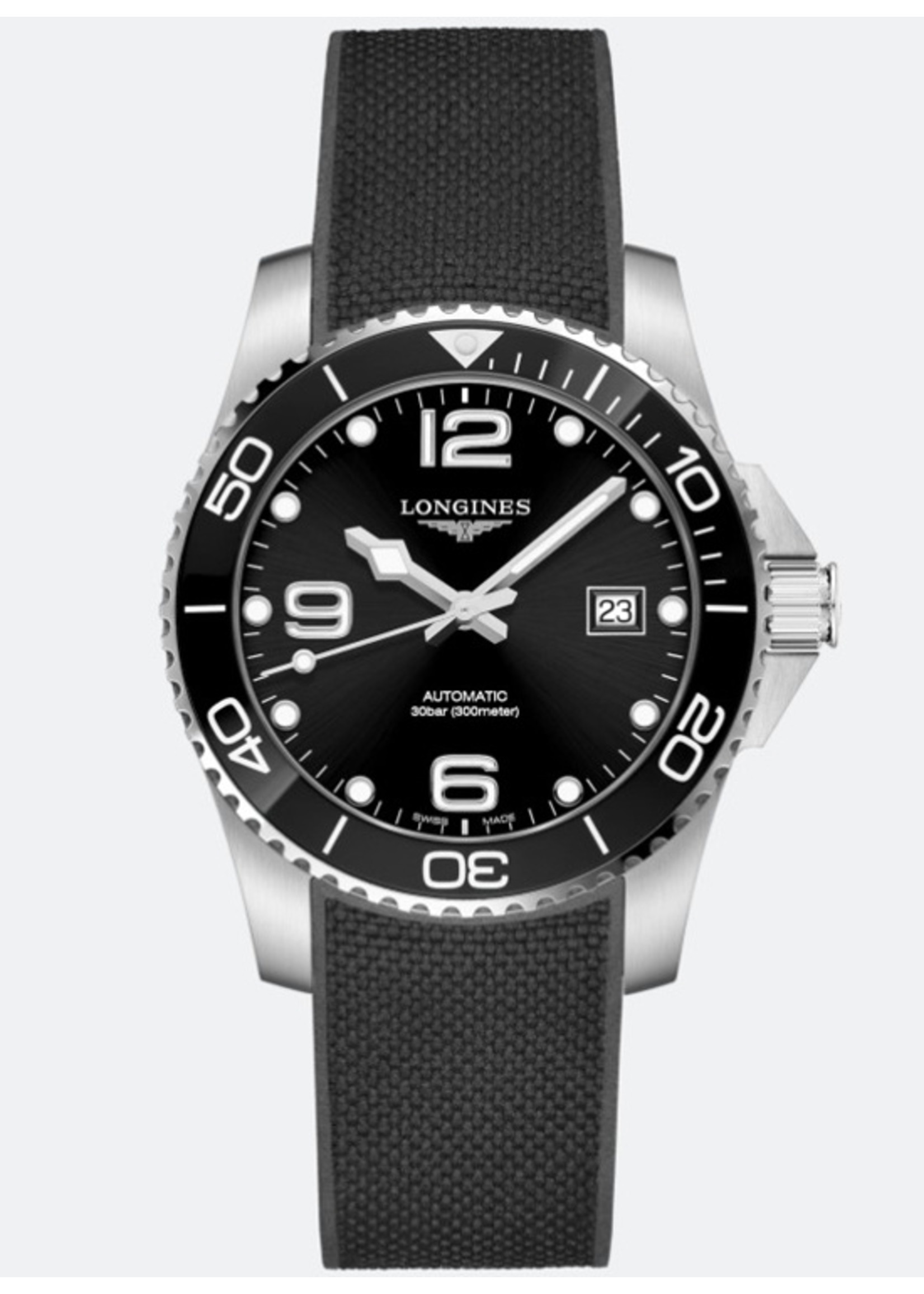 LONGINES L37814569 HydroConquest 41MM Black