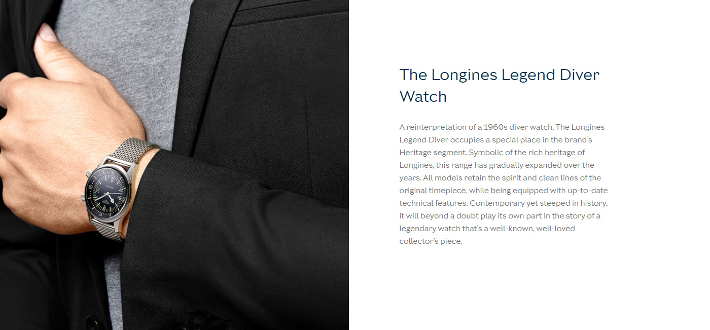 Longines Legend Diver Watch 