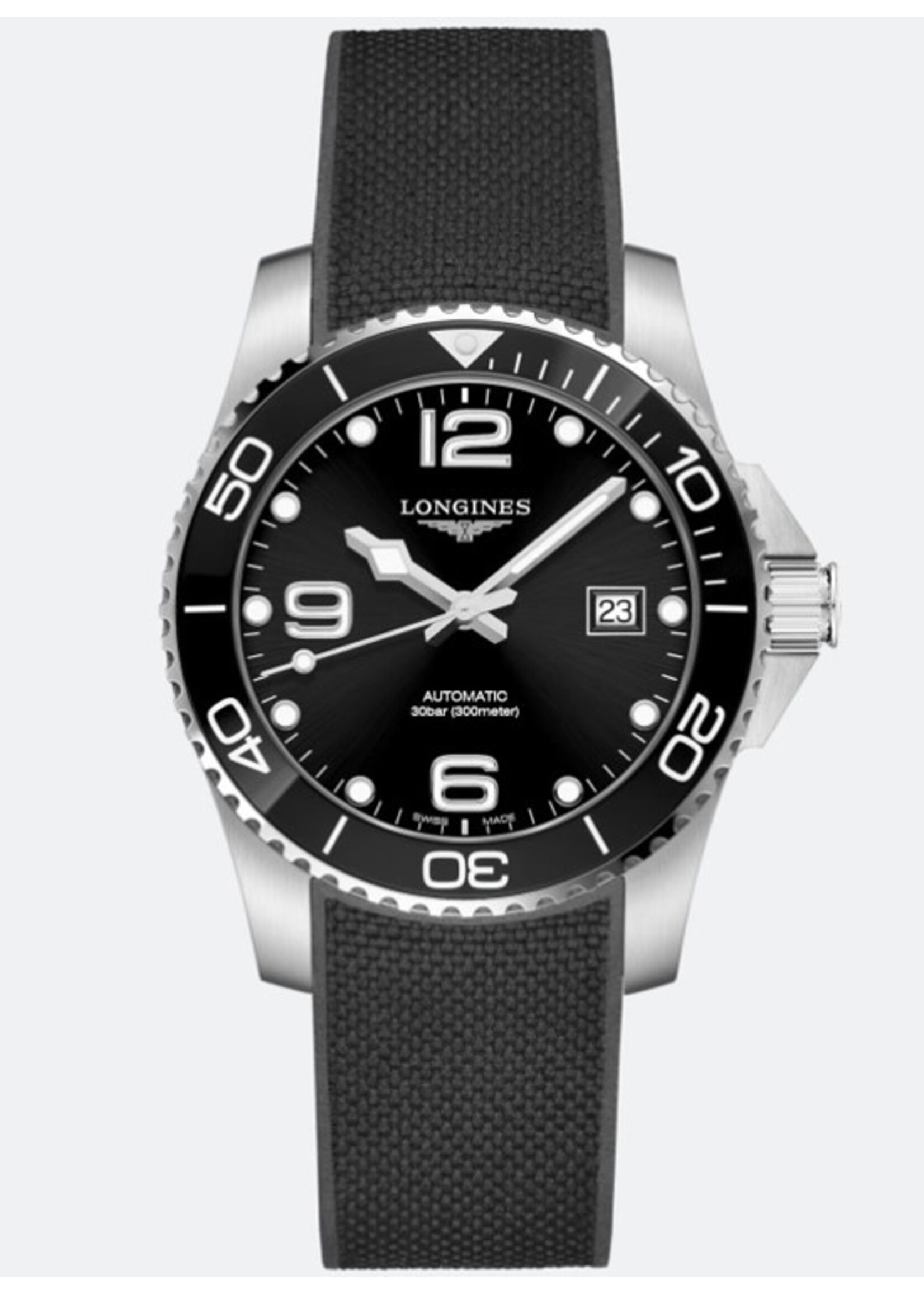 LONGINES L37814569 HydroConquest 41MM Black