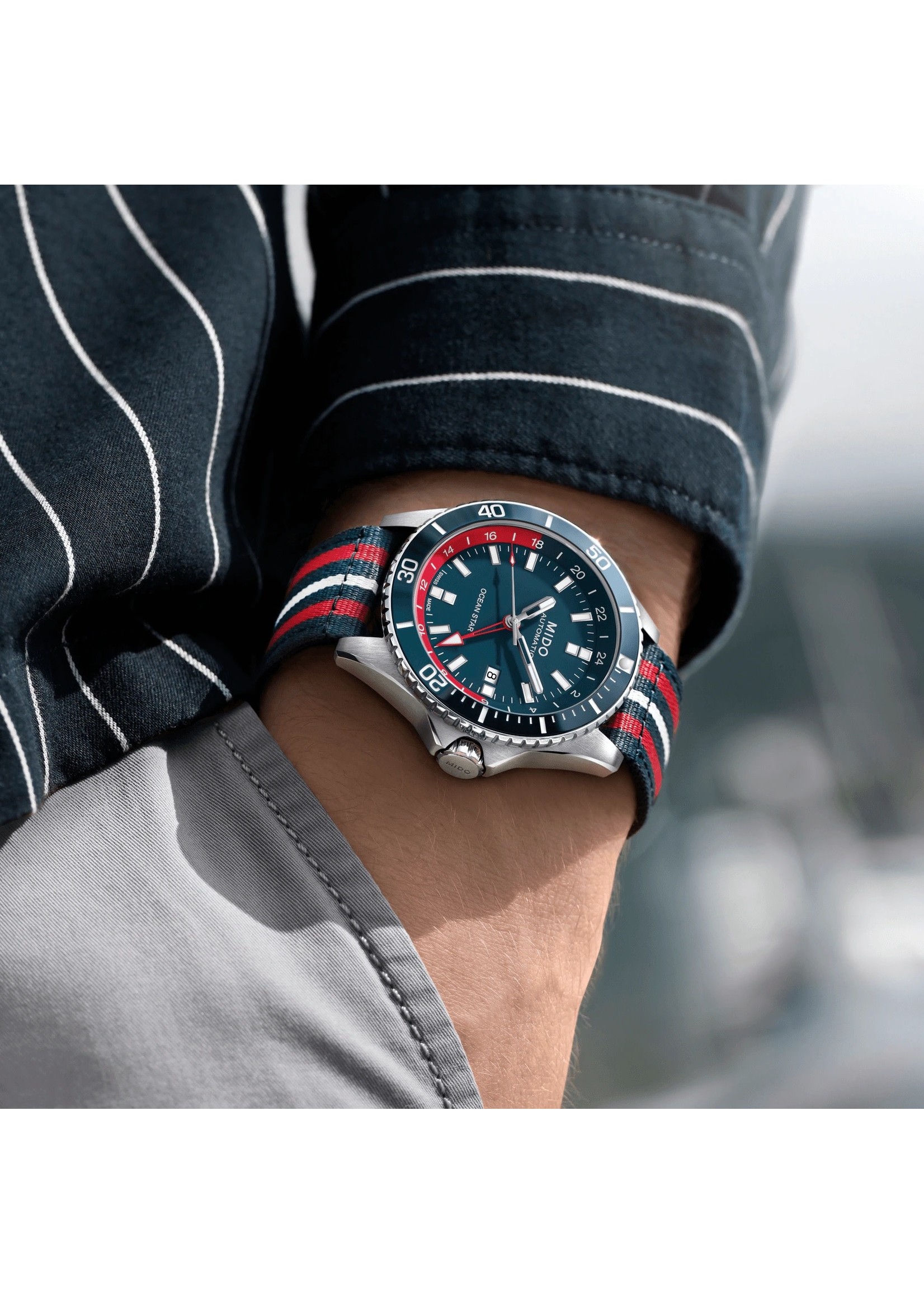 MIDO M0266291104100 MIDO OCEAN STAR GMT