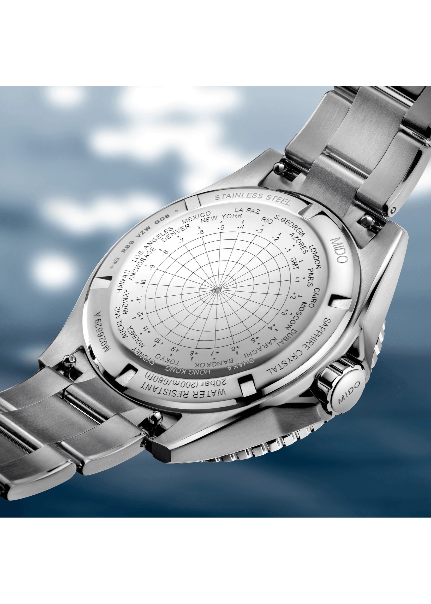 MIDO M0266291104100 MIDO OCEAN STAR GMT