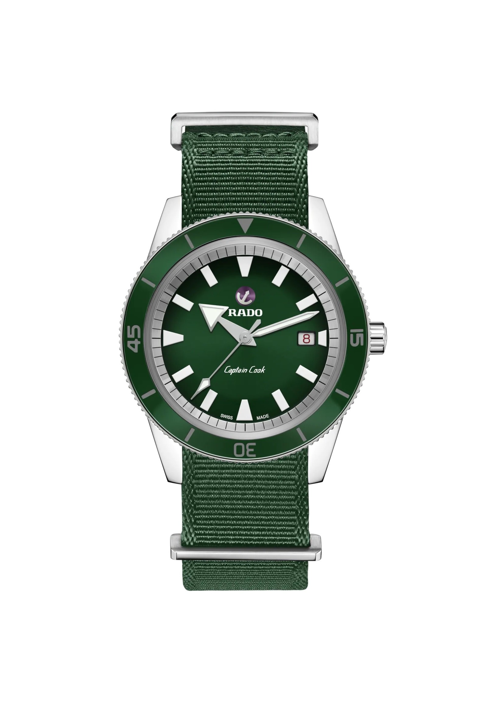 RADO R32505318 Rado Captain Cook 42mm Green Dial Travel Set