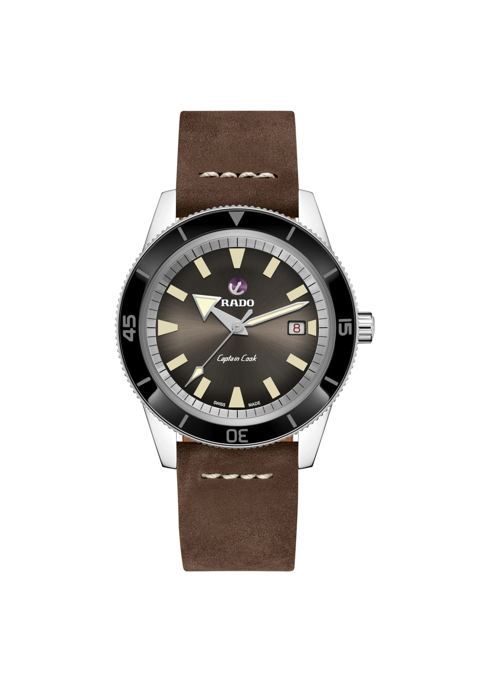 RADO R32505305 Rado Captain Cook Brown Dial 42mm Automatic