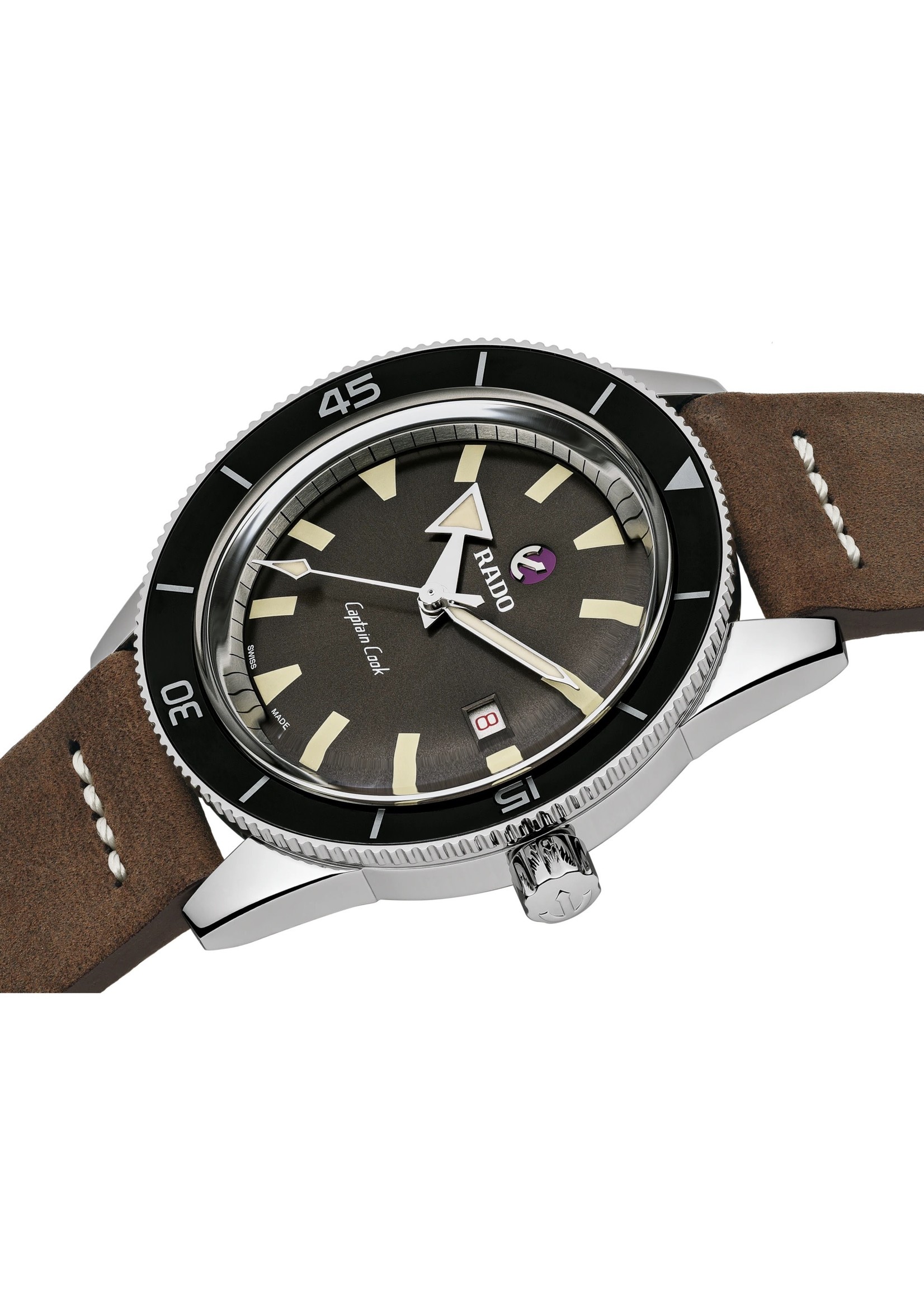 RADO R32505305 Rado Captain Cook Brown Dial 42mm Automatic