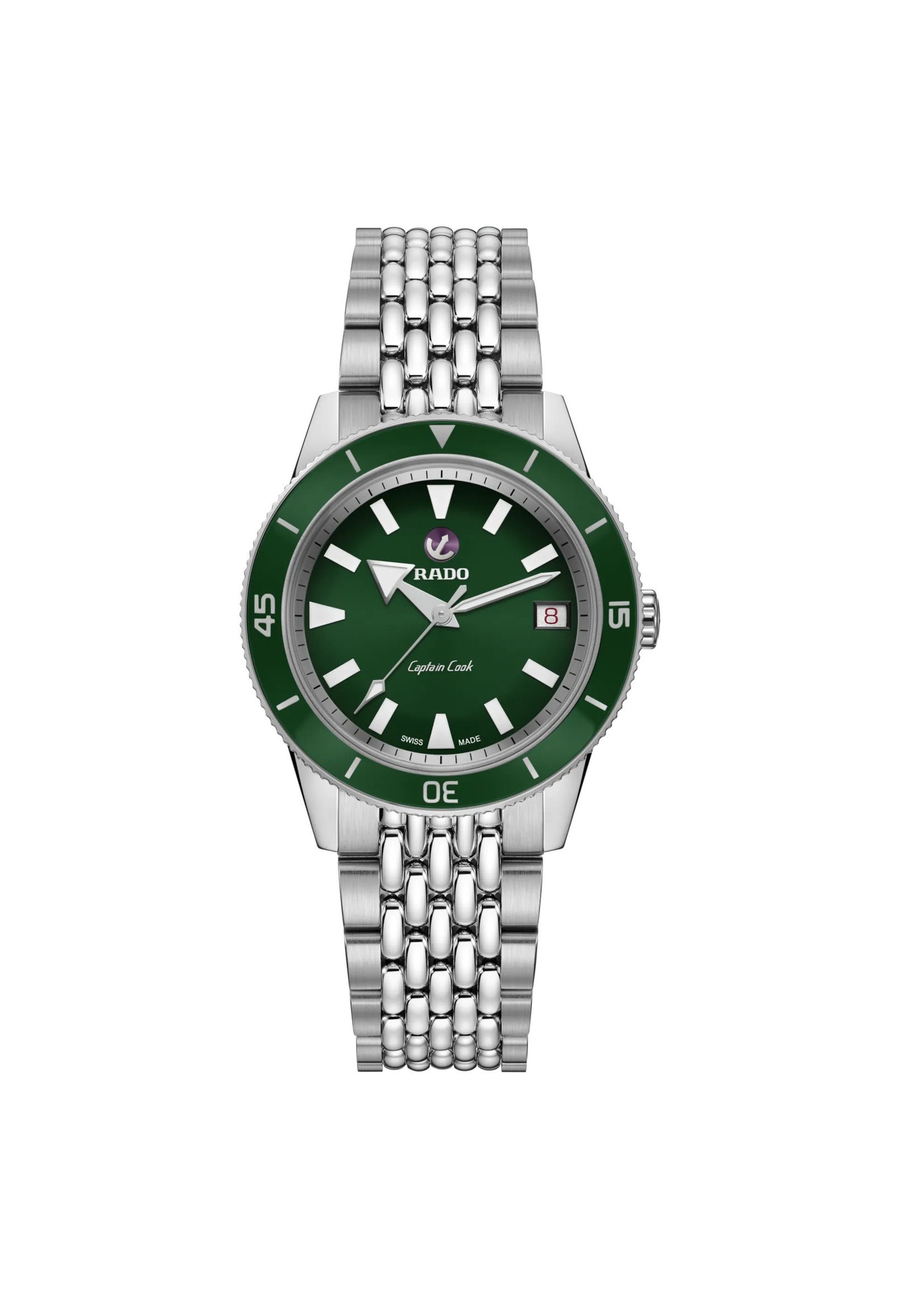 RADO R32500323 Rado Captain Cook Automatic 37mm Green Dial