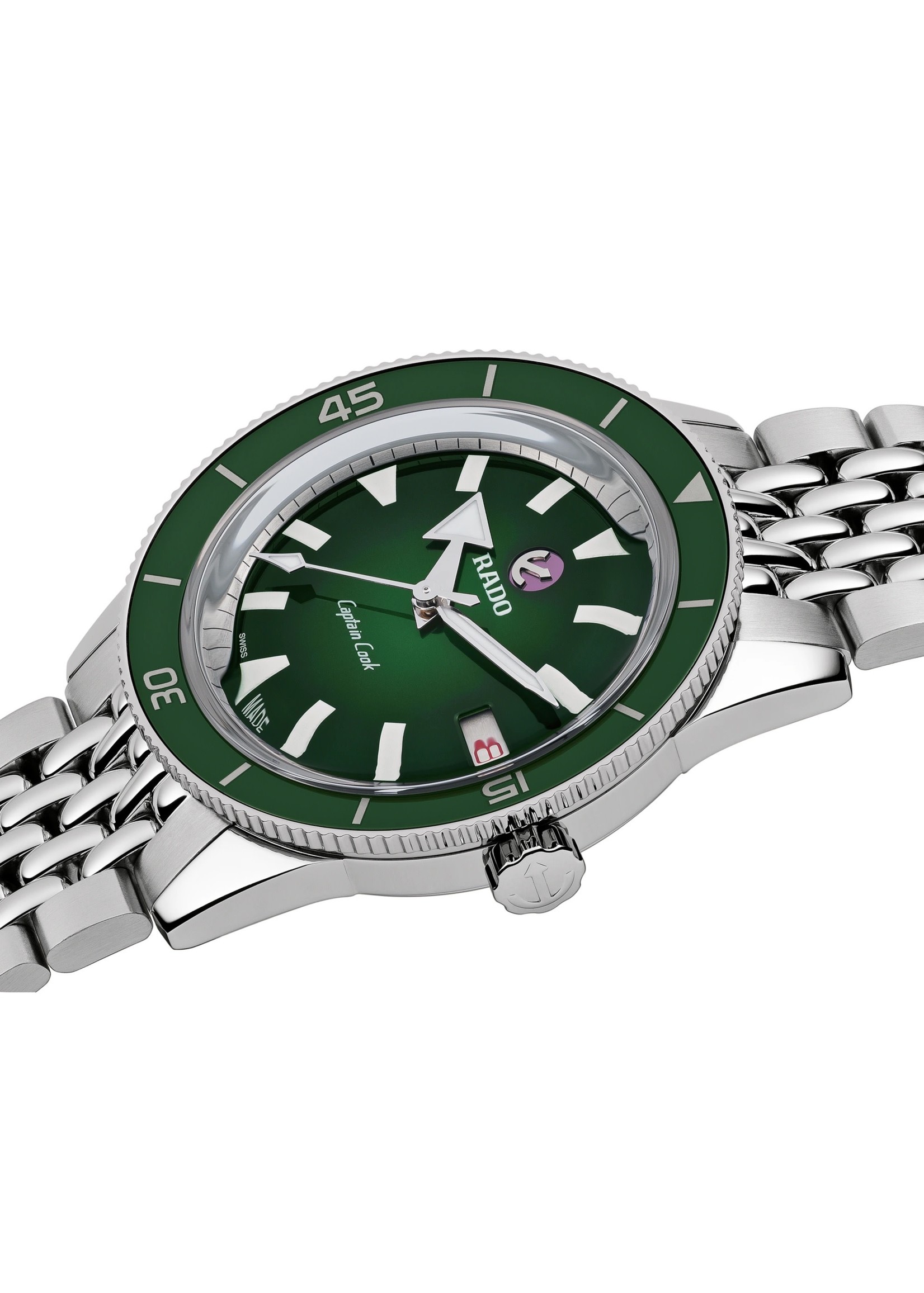 RADO R32500323 Rado Captain Cook Automatic 37mm Green Dial