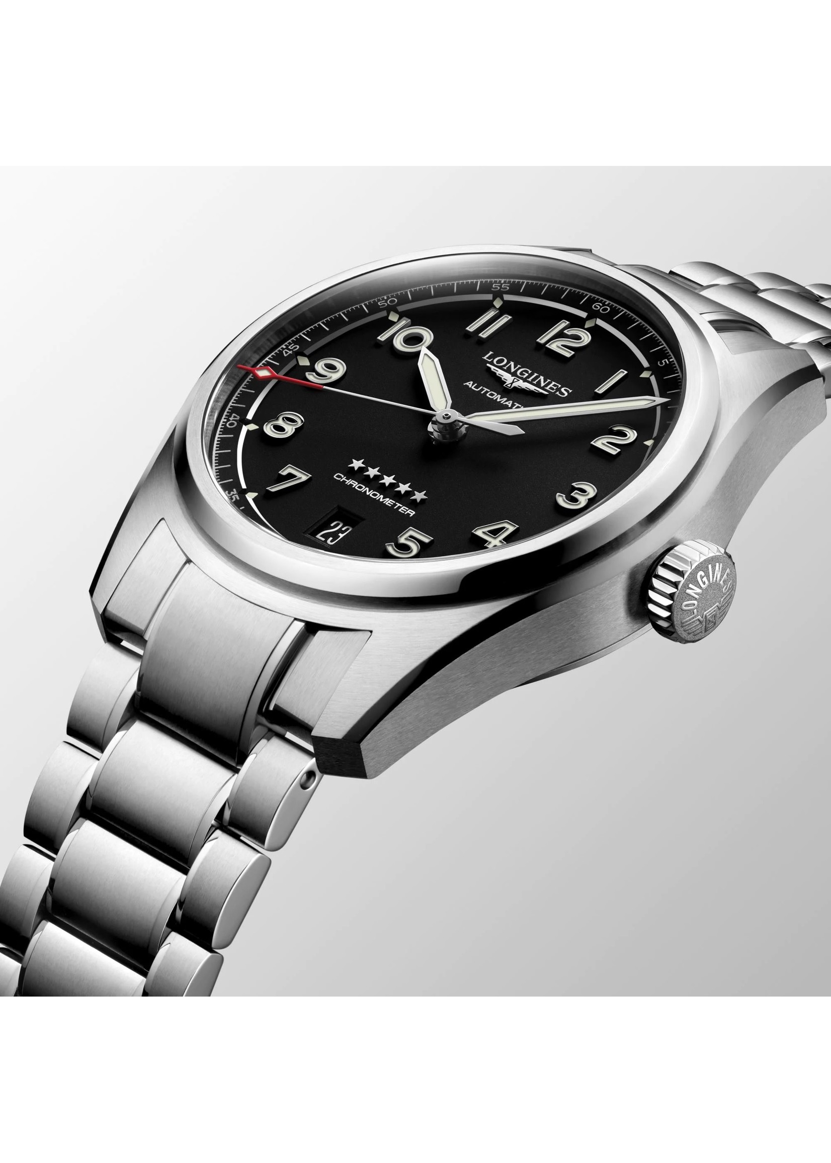 LONGINES L34104536 LONGINES SPIRIT Black Dial 37mm