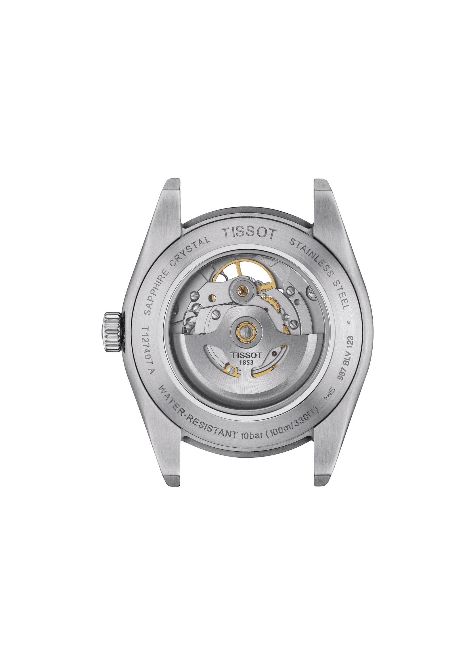 TISSOT T1274071108100 TISSOT GENTLEMAN POWERMATIC 80 OPEN HEART