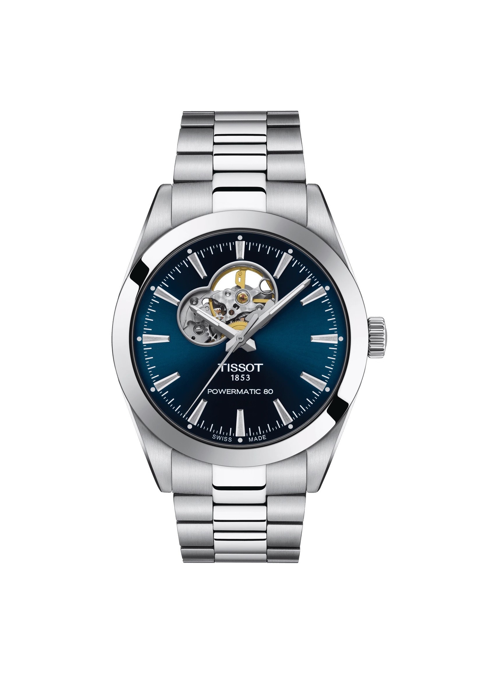 T1274071104101 TISSOT GENTLEMAN POWERMATIC 80 OPEN HEART