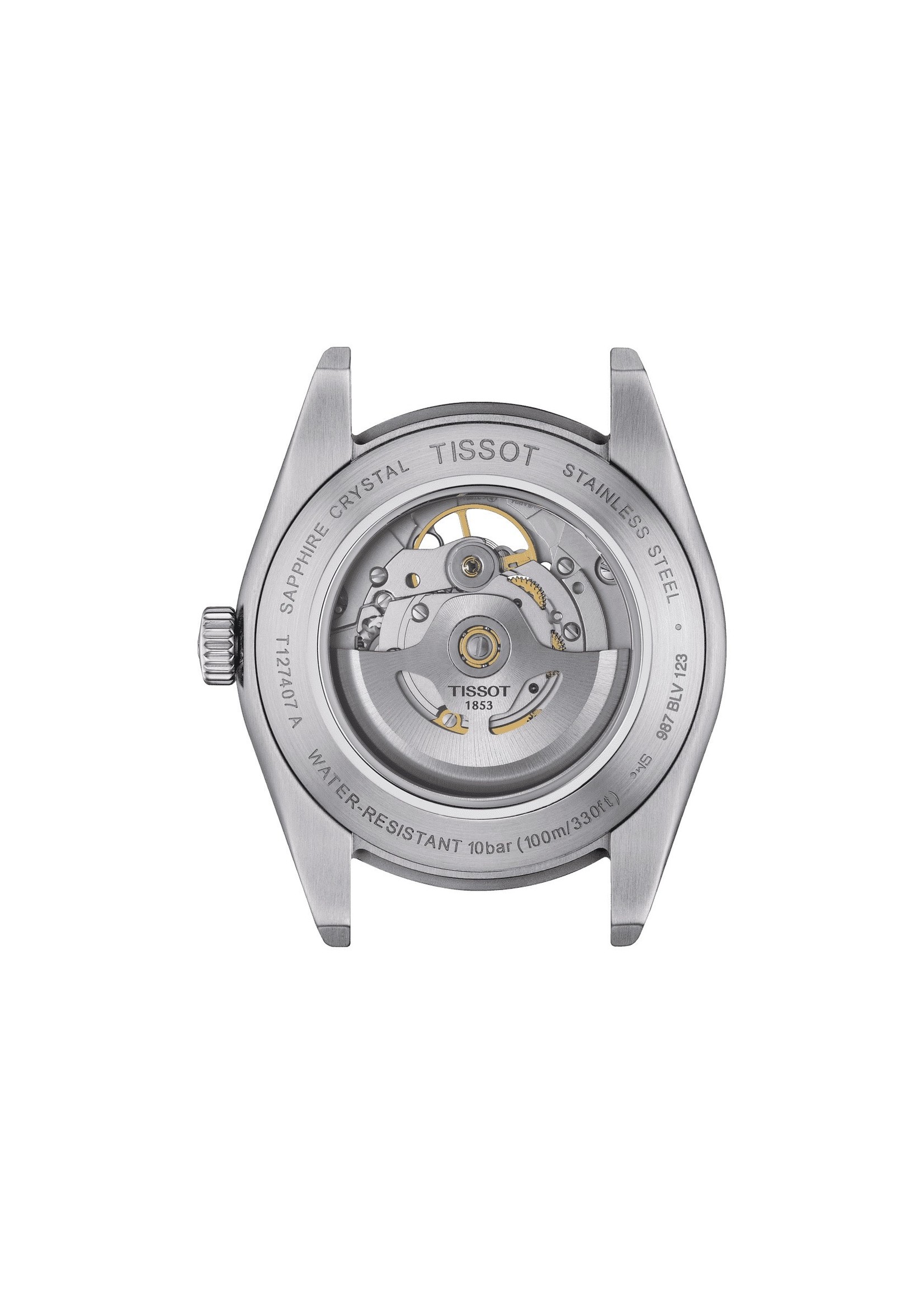 TISSOT T1274071104101 TISSOT GENTLEMAN POWERMATIC 80 OPEN HEART