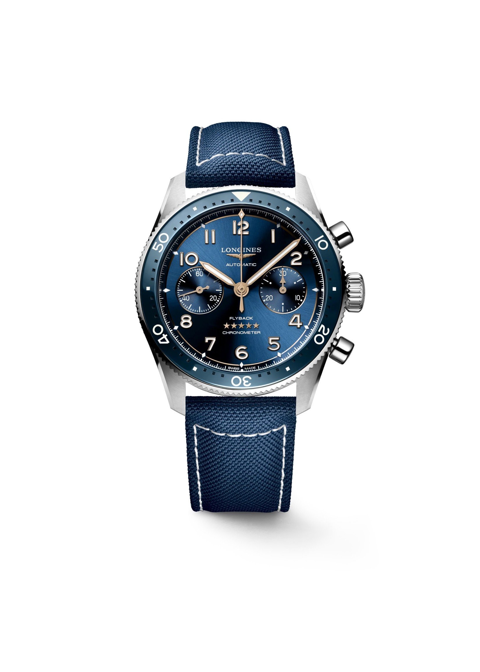 LONGINES L38214932 NEW LONGINES SPIRIT FLYBACK BLUE 42MM PRE-ORDER