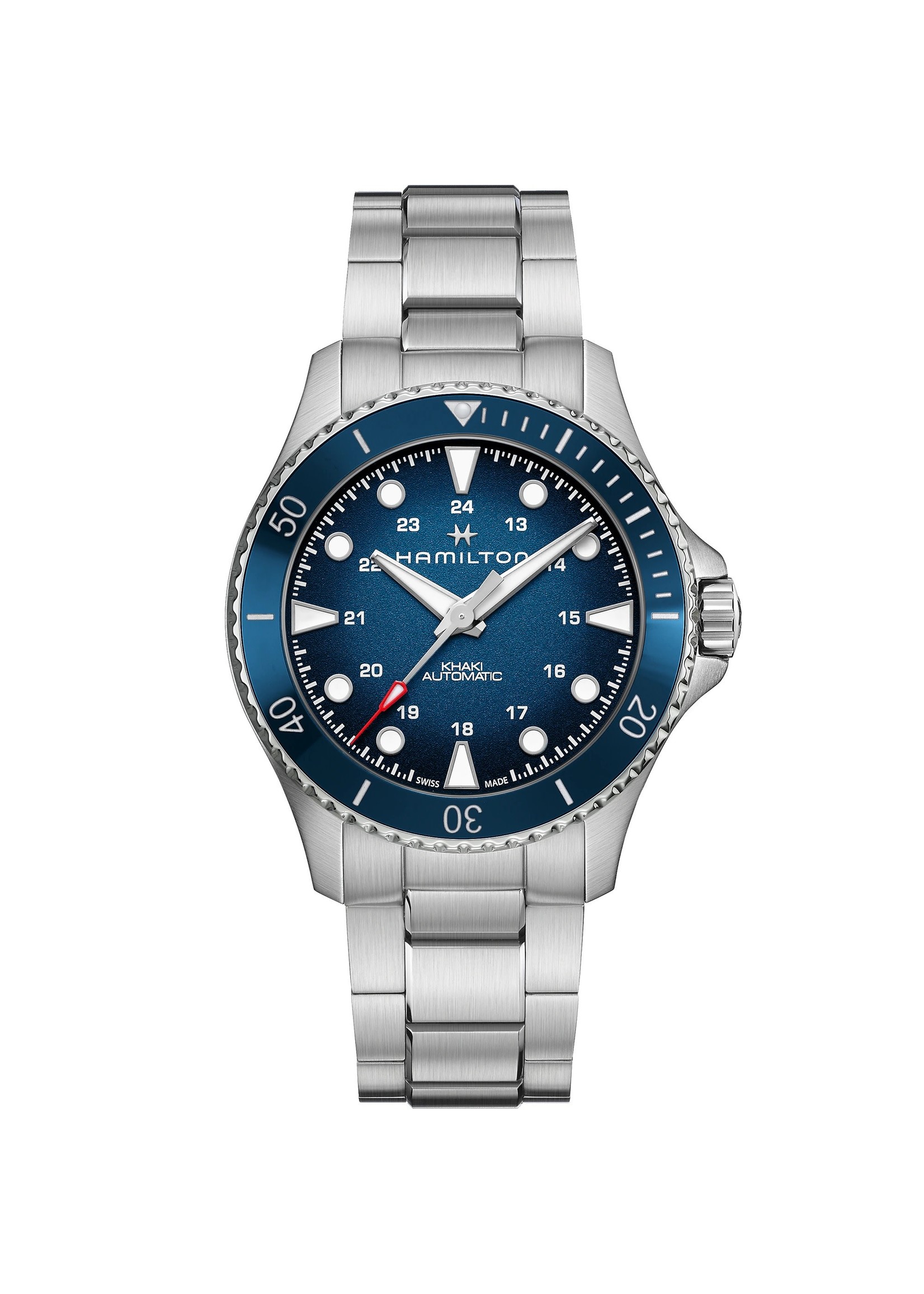 HAMILTON H82505140 Hamilton Khaki Navy Scuba Auto Blue 43MM