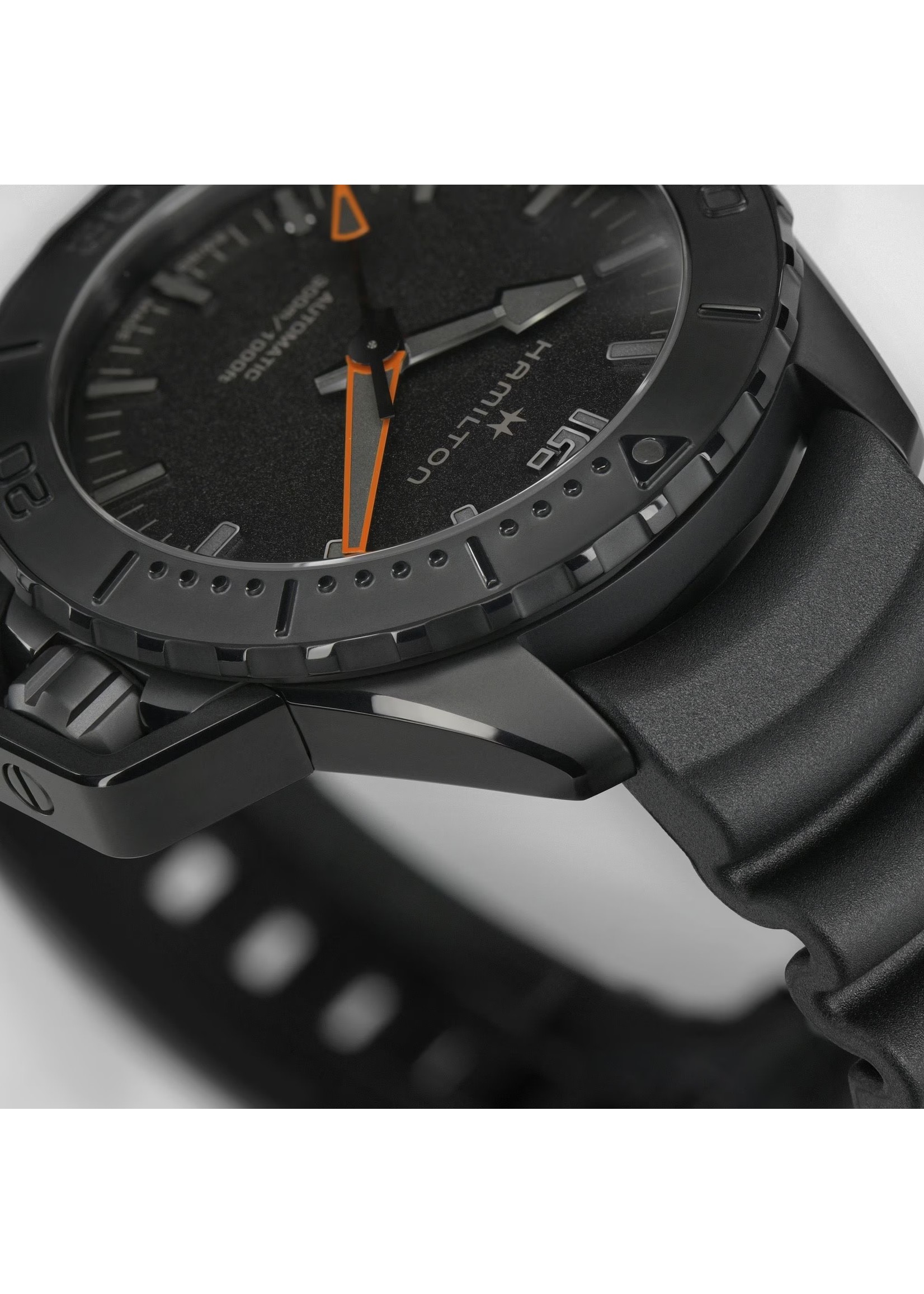 HAMILTON H77845330 Hamilton Khaki Navy Frogman Auto Black 46MM