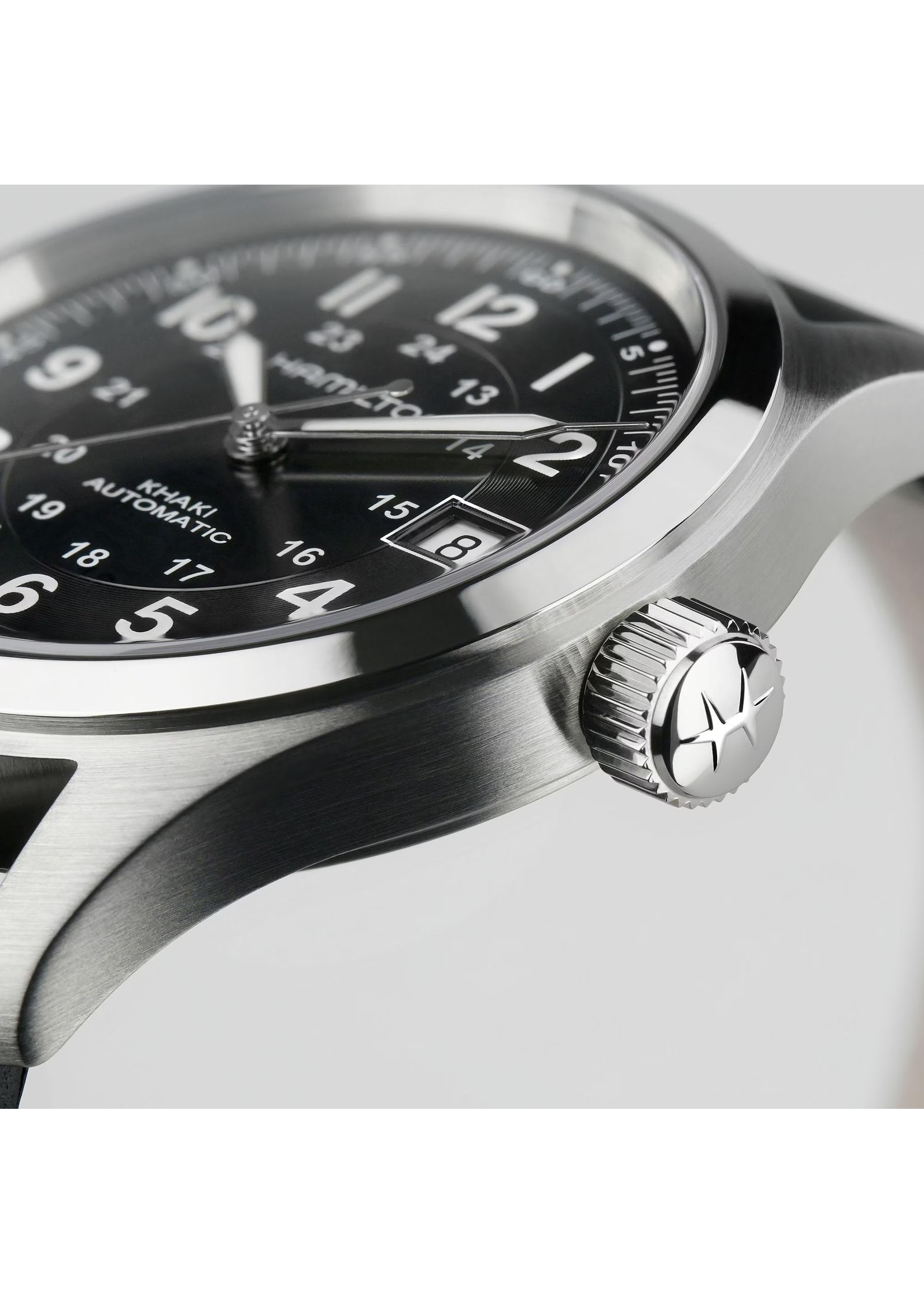 HAMILTON H70455733 Hamilton Khaki King Black Dial GMT 38MM