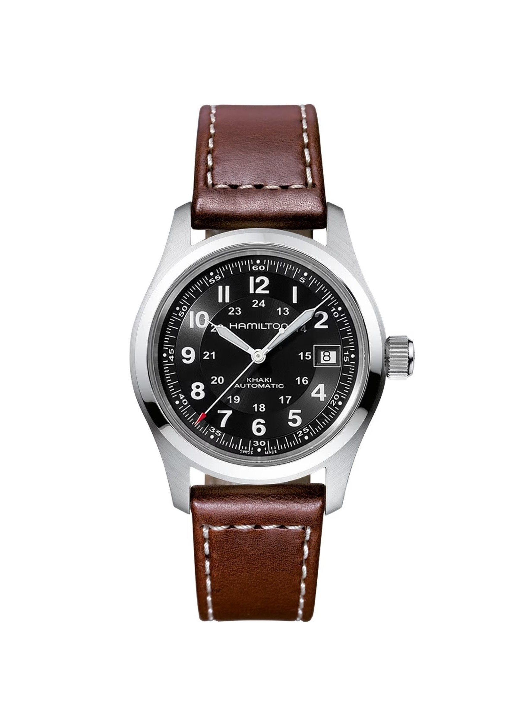 HAMILTON H70455533 Hamilton Khaki Field GMT Black Dial 38mm